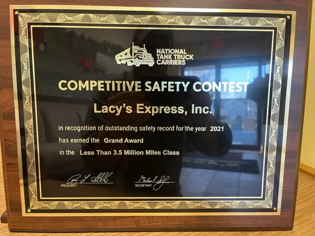Competitive safe contest award